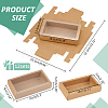 Foldable Paper Drawer Boxes with Clear Plastic Cover CON-WH0095-68A-01-2