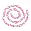 Acrylic Opaque Cable Chains PACR-N009-001H-2