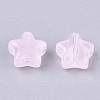 Transparent Spray Painted Glass Beads X1-GLAA-N035-01-A02-2