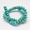 Dyed Synthetic Turquoise Bead Strands G-M148-06-D-2