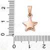 Ion Plating(IP) 304 Stainless Steel Charms STAS-I127-067RG-3
