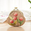DIY Kiss Lock Coin Purse Embroidery Kit PW22062888510-1