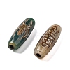 Tibetan Style dZi Beads TDZI-E004-34-4