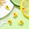 Opaque Resin Imitation Food Pendants CRES-YW0001-10E-2