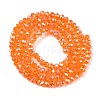 Electroplate Glass Beads Strands EGLA-A044-T2mm-B25-3