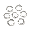 Tarnish Resistant 304 Stainless Steel Open Jump Rings STAS-R065-43-1