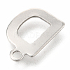 Non-Tarnish 201 Stainless Steel Charms STAS-C021-06P-D-3