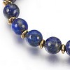 Natural Mixed Gemstone Beads Stretch Bracelets BJEW-MSMC002-31-4