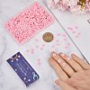 3 Strands Flat Round Handmade Polymer Clay Beads CLAY-SC0001-69C-3