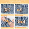  8 Sets 4 Colors Alloy Snap Lock Clasps FIND-NB0002-74-4