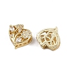 Brass Pave Cubic Zirconia Multi-strand Links ZIRC-F145-01G-01-2