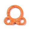 Spray Painted Alloy Spring Gate Rings PALLOY-K257-07-2
