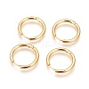 304 Stainless Steel Hoop Earrings EJEW-P177-G-27-2