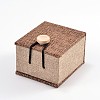 Rectangle Wooden Ring Boxes X-OBOX-N013-02-1