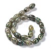 Tibetan Style dZi Beads Strands TDZI-E005-01G-4