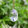 Flower Faceted K9 Glass Suncatchers PW-WG401CC-01-2