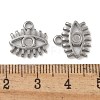 304 Stainless Steel Pendant Cabochons Settings STAS-D197-02P-3