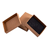 Kraft Cotton Filled Cardboard Paper Jewelry Set Boxes CBOX-R036-11A-3
