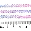 Transparent Painted Glass Beads Strands DGLA-A034-T3mm-A08-3