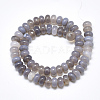 Natural Grey Agate Beads Strands G-T122-02A-2