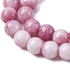 Ombre Effect Dyed Glass Beads Strands GLAA-T031-01O-11-4