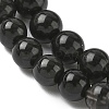 Natural Ice Obsidian Beads Strands G-P590-A01-6mm-03-4