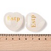 Natural Quartz Crystal Heart Engraving MBTI Figurines Statues for Home Office Desk Decorations X1-G-K353-05J-3