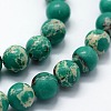 Synthetic Imperial Jasper Beads Strands G-I199-35-6mm-4