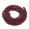 Transparent Glass Beads Strands EGLA-A044-T4mm-MD13-3