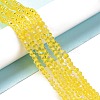 Electroplate Glass Beads Strands EGLA-A034-T2mm-L02-4