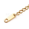 304 Stainless Steel Cable Chains Bracelets Making AJEW-JB00900-02-4