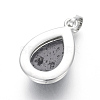 Natural Lava Rock Pendants G-L512-C12-3