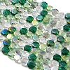 Electroplated Glass Beads Strands EGLA-A048-01A-02-2