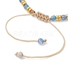 Star 201 Stainless Steel Charm Bracelets BJEW-JB12801-02-4