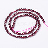 Natural Garnet Beads Strands LS-G-D167-B-2mm-3
