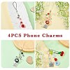 3pcs 3 Styles Acrylic Mobile Straps MOBA-SZ0001-14-6