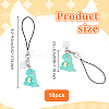 10Pcs Resin Pendants  Decorations HJEW-OC00081-2