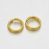 Brass Split Rings KK-E647-10G-6mm-2