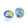 Transparent Handmade Blown Glass Globe Beads GLAA-T012-34-2