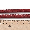 Dyed Natural Magnesite Beads Strands G-M448-F01-04-5