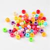 Opaque Acrylic Beads X-PL338-3