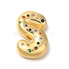 Brass Cubic Zirconia Pendants KK-M295-13G-S-1