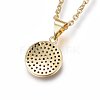 304 Stainless Steel Pendant Necklaces NJEW-L146-02-3