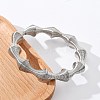 304 Stainless Steel Stretch Bangles for Women LS-BJEW-P315-02C-P-3