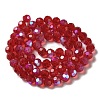 Electroplate Transparent Glass Beads Strands X-EGLA-A035-T10mm-L01-2