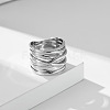 Cross 304 Stainless Steel Finger Rings FS-WG16BAC-04-2