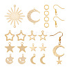 Yilisi DIY Star & Moon & Sun Drop Earring Making Kit DIY-YS0001-36-2