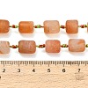 Natural Weathered Agate Beads Strands G-A321-D02-01B-4