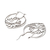 304 Stainless Steel Hoop Earrings EJEW-Q802-02P-2