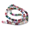 Dyed Natural Malaysia Jade Rondelle Beads Strands G-E316-2x4mm-55-4